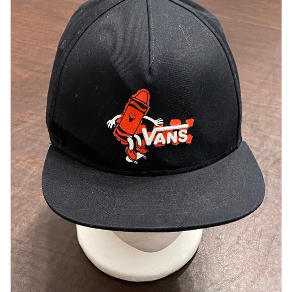 Vans Other - Vans x Crayola Black Snapback Hat 2022 Collab Skateboarding Crayon Logo Cap